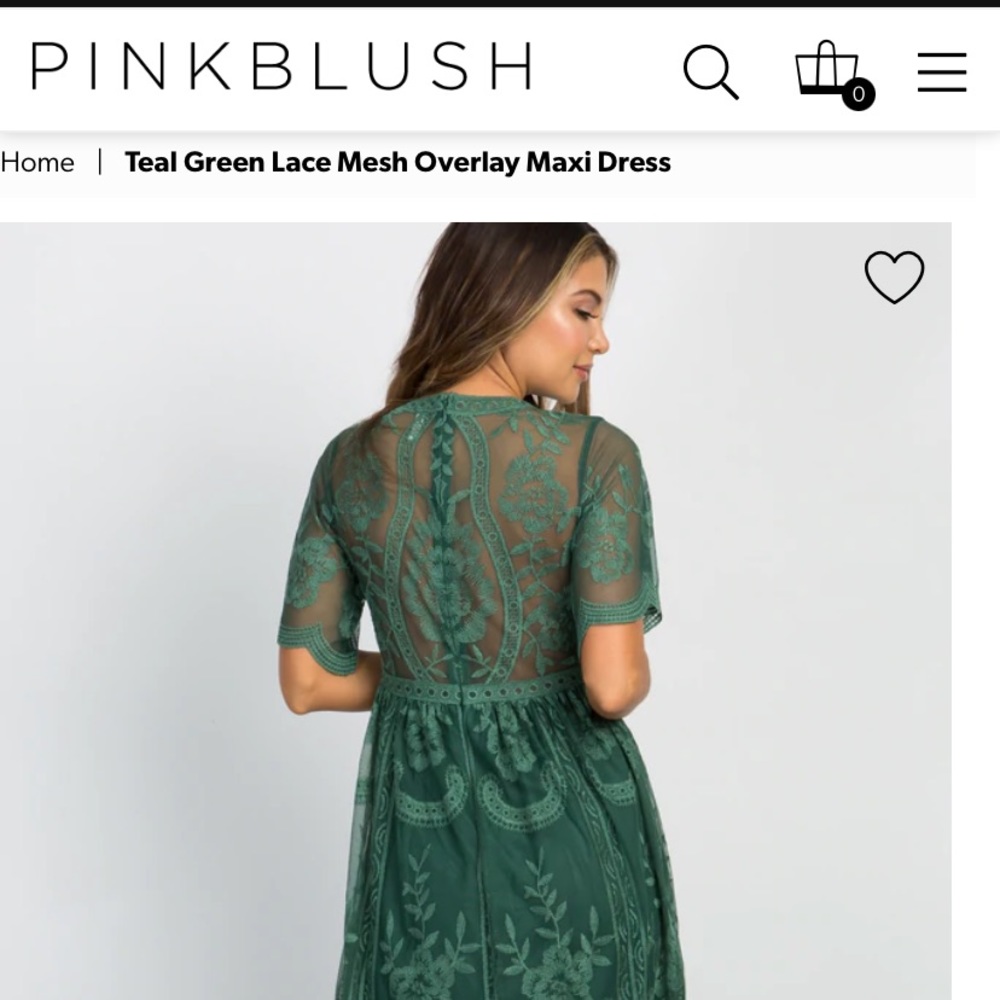 Lace mesh overlay maxi dress